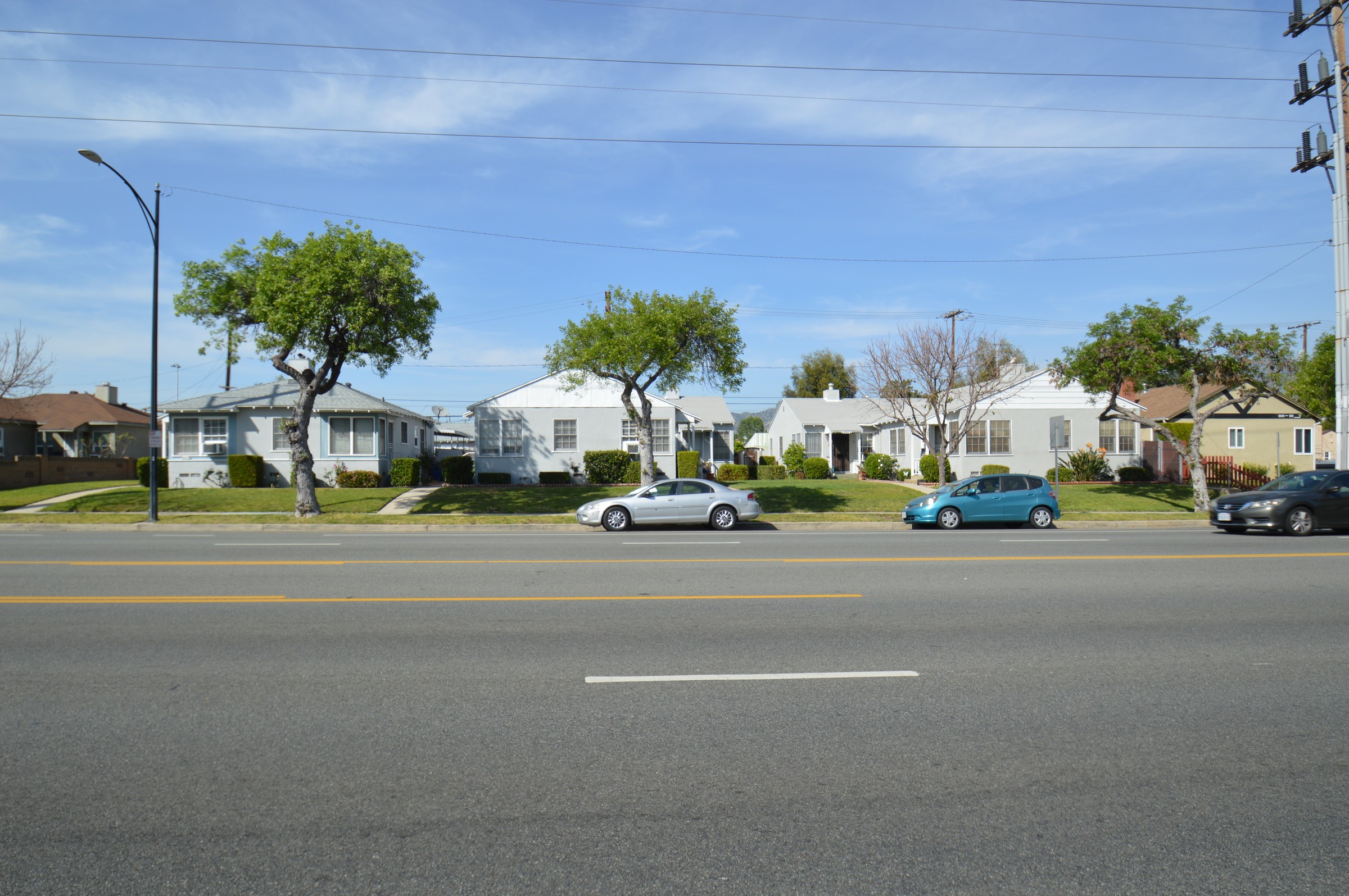 Victory Property Portfolio — street view of all three duplexes